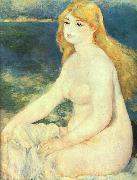 Pierre Renoir Blond Bather oil
